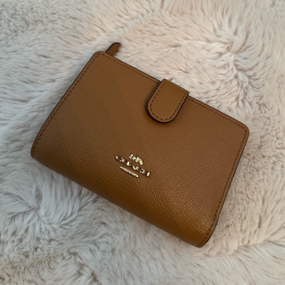 Coach Tan Leather Wallet
